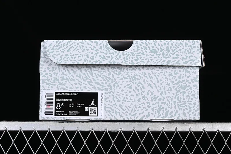 All categories Air Jordan Jordan series basketball shoes Air Jordan 3 Air Jordan 3 "Craft Ivory" AJ3 Joe 3 Ivory White Full First Layer FJ9479-100